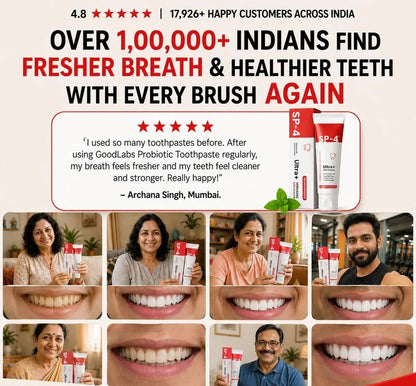 Sp-4 probiotic whitening toothpaste, Teeth Whitener Toothpaste (Buy 1 Get 1 Free)